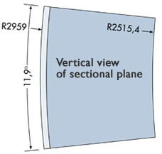 vandaglas doering | CurvedPerform zeichnung_b_c2_e vertical view section plane - shop counter
