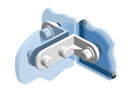 LW 3500 angle fitting - fixed point and horizontal loose point