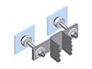 vandaglas eckelt | lite-wall mono fitting articulated connection - threaded rod fixed