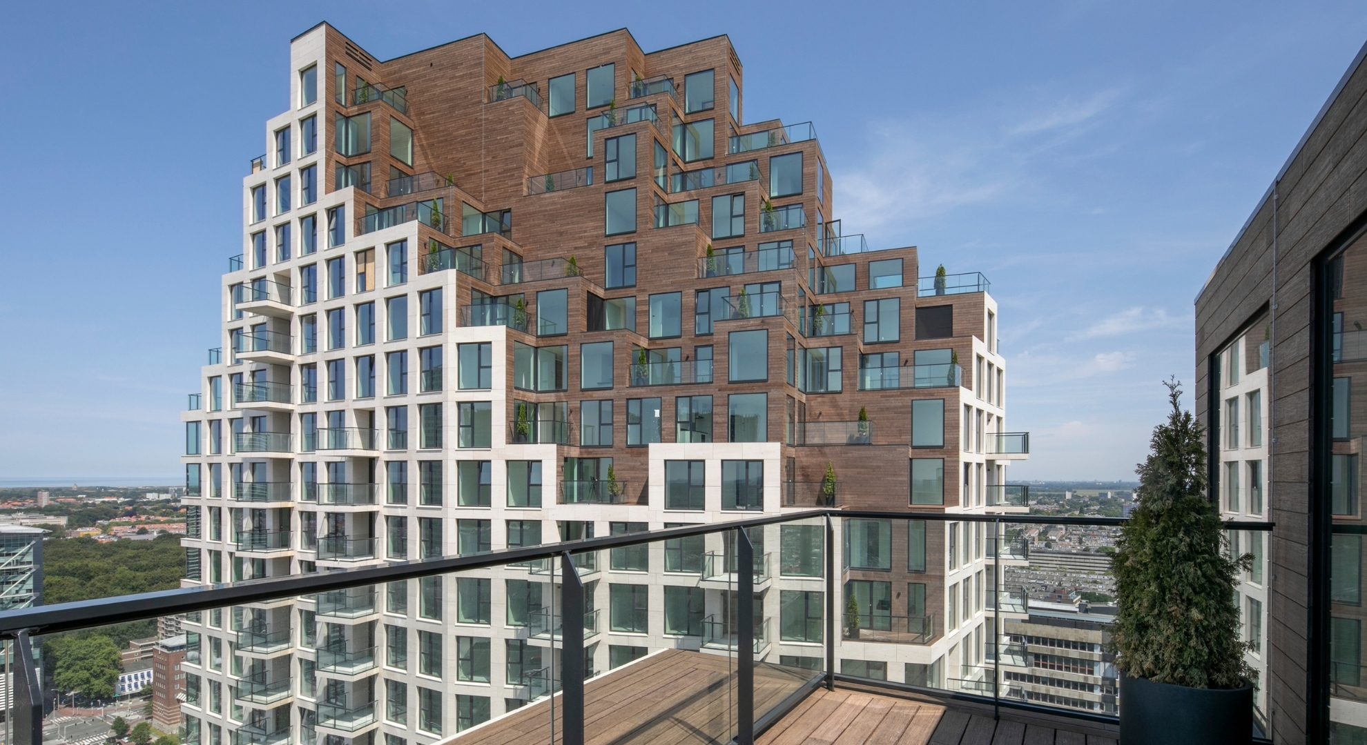 2C Enkelglas Gelaagd veiligheidsglas Balustrade Grotiusplaats
